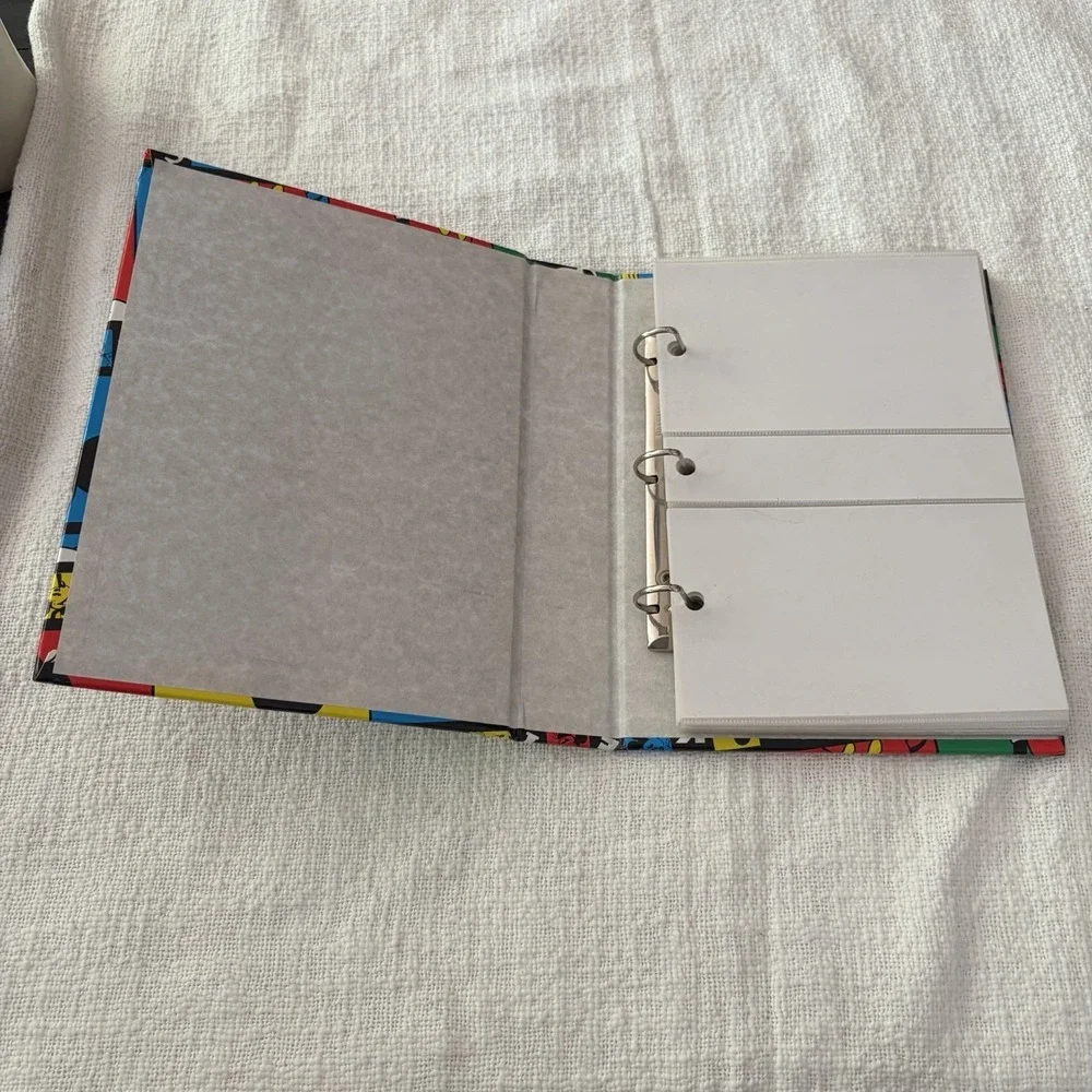 Vintage 90s Holson Disney Mickey Mouse Photo Album 20 Easy Stick Pages USA Made